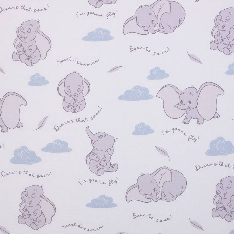 slide 3 of 4, Disney Dumbo Fitted Crib Sheet, 1 ct