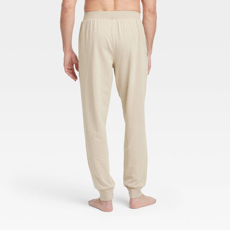 slide 2 of 3, Men's Knit Jogger Pajama Pants - Goodfellow & Co™ Tan XXL, 1 ct