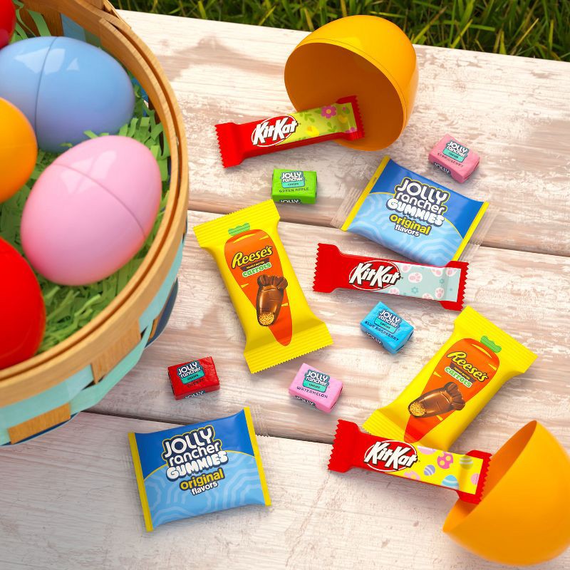 slide 3 of 7, Reese's, Jolly Rancher, Kit Kat Assorted Flavored Pre-Filled Plastic Egg Easter Candy - 4.3oz/12ct, 4.3 oz, 12 ct
