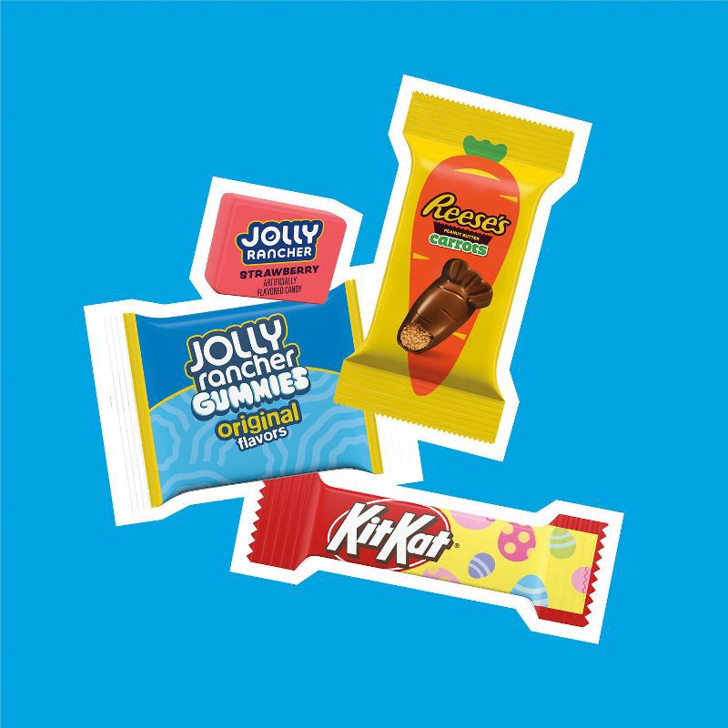 slide 5 of 7, Reese's, Jolly Rancher, Kit Kat Assorted Flavored Pre-Filled Plastic Egg Easter Candy - 4.3oz/12ct, 4.3 oz, 12 ct
