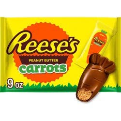 Reese's Milk Chocolate & Peanut Butter Creme Carrots Easter Candy Basket Stuffers - 9oz