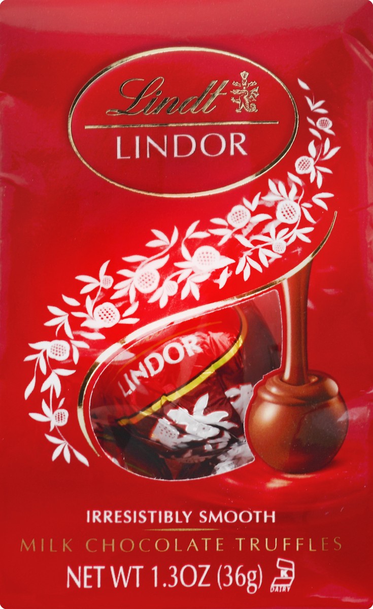 slide 4 of 4, Lindt Lindor Milk Chocolate Truffles 1.3oz, 1.3 oz