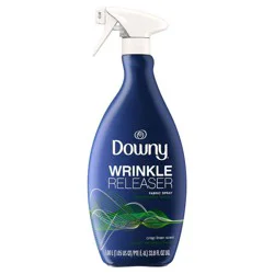 Downy Wrinkle Releaser and Fabric Refresher, Crisp Linen Scent, 33.8 FL OZ