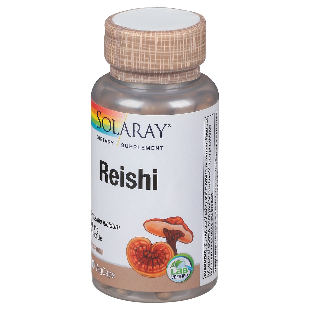 slide 4 of 12, Solaray Reishi Mushroom, 100 ct