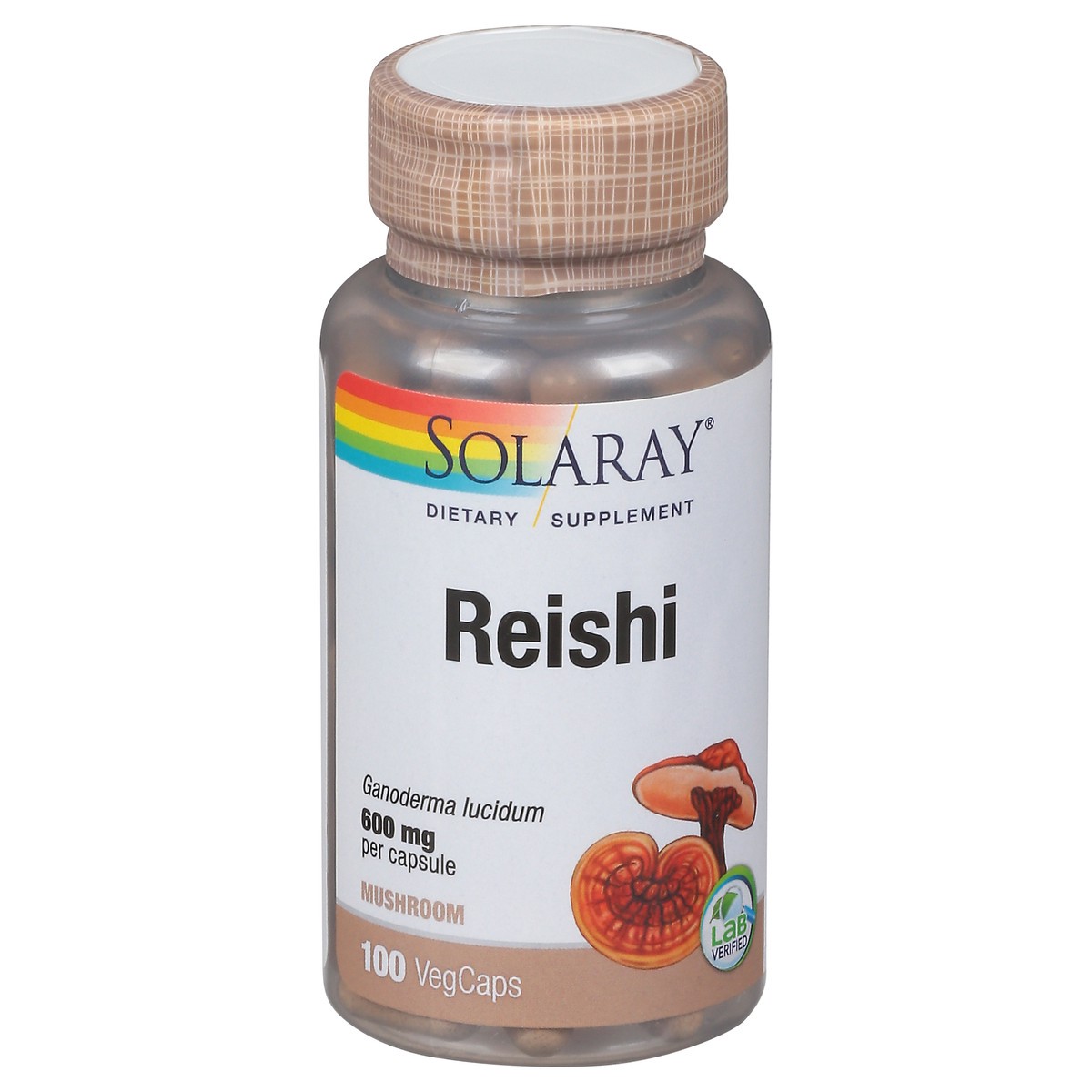 slide 1 of 12, Solaray Reishi Mushroom, 100 ct