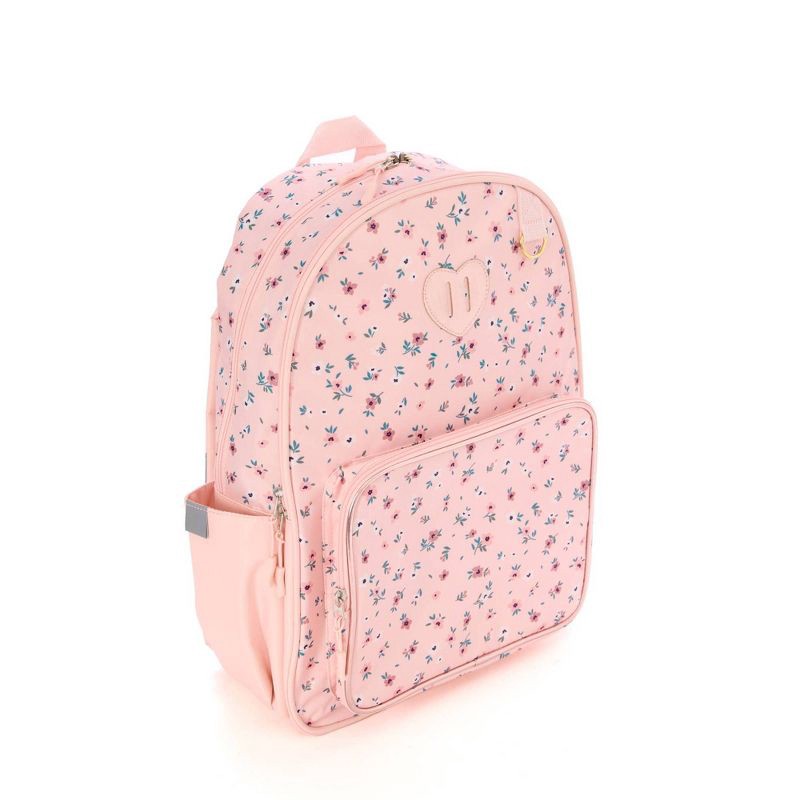 slide 3 of 11, Locker Club Kids' 16L Nylon Backpack with Headphone Pencil Pouch - Assorted Pink, 16 liter