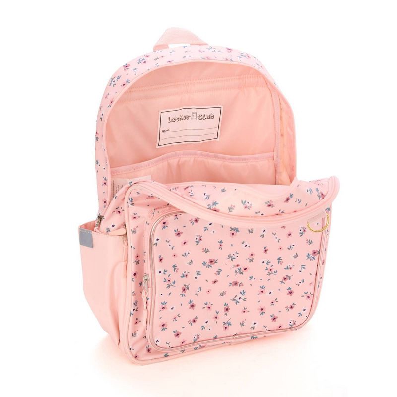 slide 5 of 11, Locker Club Kids' 16L Nylon Backpack with Headphone Pencil Pouch - Assorted Pink, 16 liter