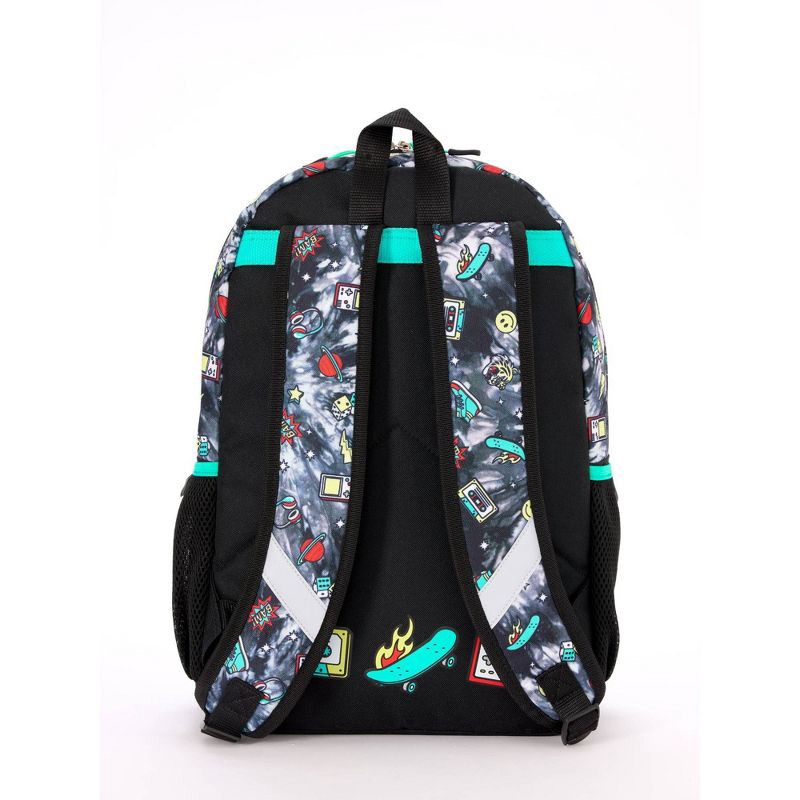 slide 4 of 13, Locker Club Kids' 16L Kids Backpack with Lunch Box Headphone - Black: Preschool, Tear-Resistant, 16 liter