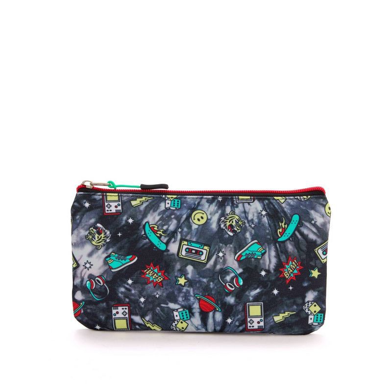 slide 8 of 13, Locker Club Kids' 16L Kids Backpack with Lunch Box Headphone - Black: Preschool, Tear-Resistant, 16 liter