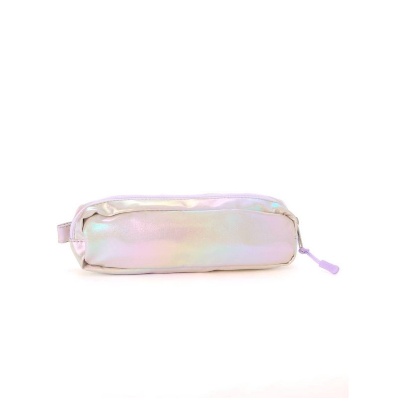 slide 7 of 10, Locker Club Kids' 16L Nylon Backpack with Headphone Pencil Pouch - Lavender: Lightweight School Bag, 16 liter