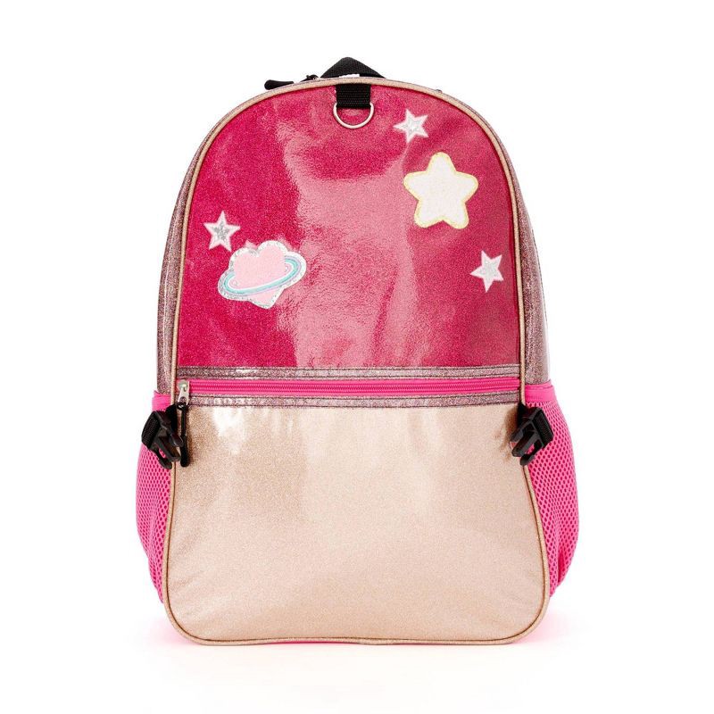 slide 2 of 13, Locker Club Kids' 16L Kids Backpack with Lunch Box Headphone - Red/Gray: Preschool Backpack, 16 liter