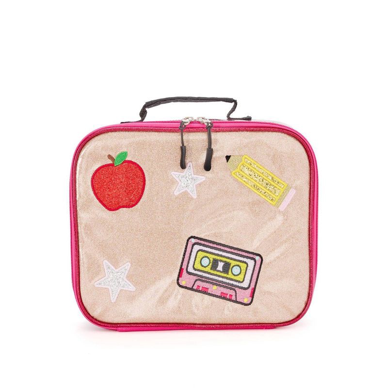 slide 6 of 13, Locker Club Kids' 16L Kids Backpack with Lunch Box Headphone - Red/Gray: Preschool Backpack, 16 liter