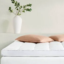 King Premium Cooling 4" Dual Layer Memory Foam Mattress Topper - Casaluna™