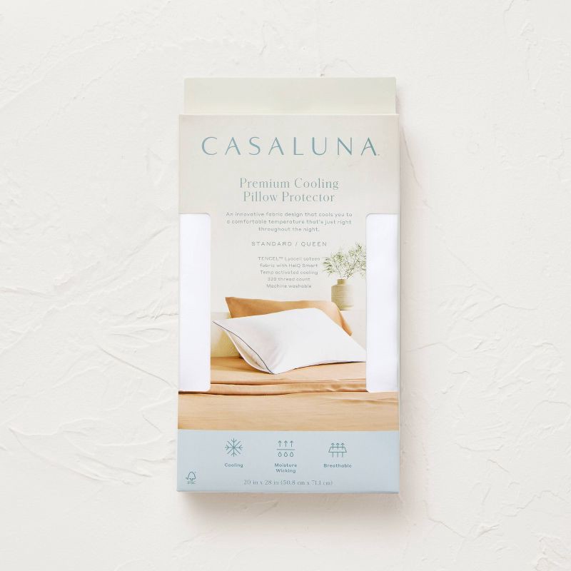 slide 4 of 4, King Premium Cooling Pillow Protector - Casaluna™, 1 ct