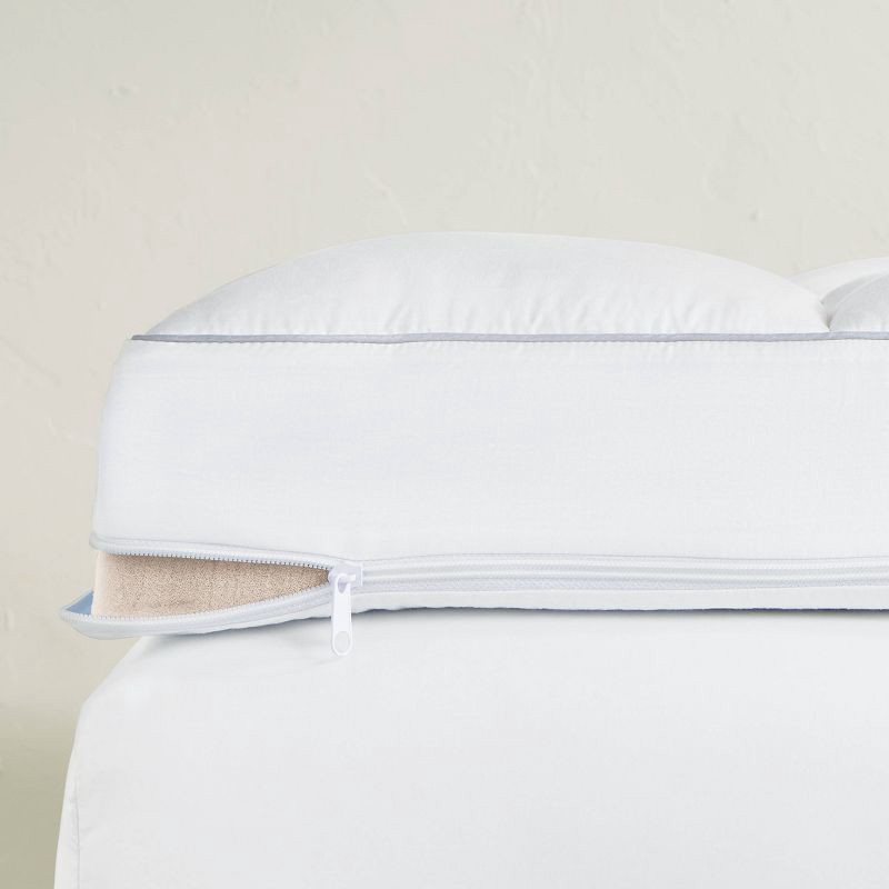 slide 3 of 4, Queen Premium Cooling 4" Dual Layer Memory Foam Mattress Topper - Casaluna™, 1 ct