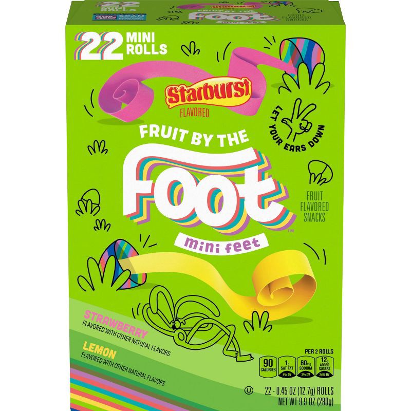 slide 2 of 6, Fruit by the Foot Easter Mini Feet Variety Pack - 22ct/9.9oz, 22 ct, 9.9 oz