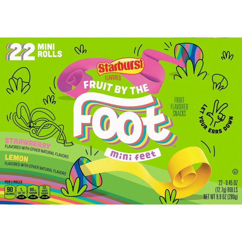 slide 5 of 6, Fruit by the Foot Easter Mini Feet Variety Pack - 22ct/9.9oz, 22 ct, 9.9 oz