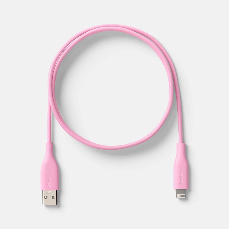slide 3 of 3, 6' A+L Silicone Cable - heyday™ Candy Pink, 1 ct