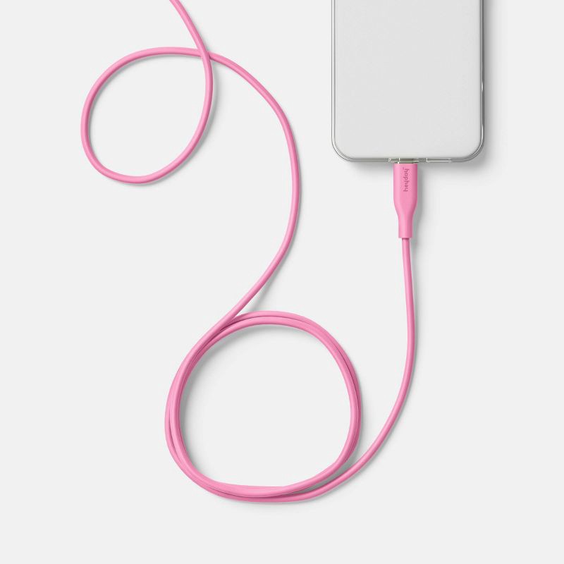 slide 2 of 3, 6' A+C Silicone Cable - heyday™ Candy Pink, 1 ct