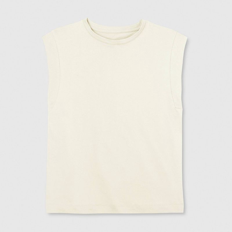 slide 3 of 4, Women's Extended Short Sleeve T-Shirt - A New Day™ Light Green M: Cotton Jersey, Crew Neck, Pullover, 1 ct