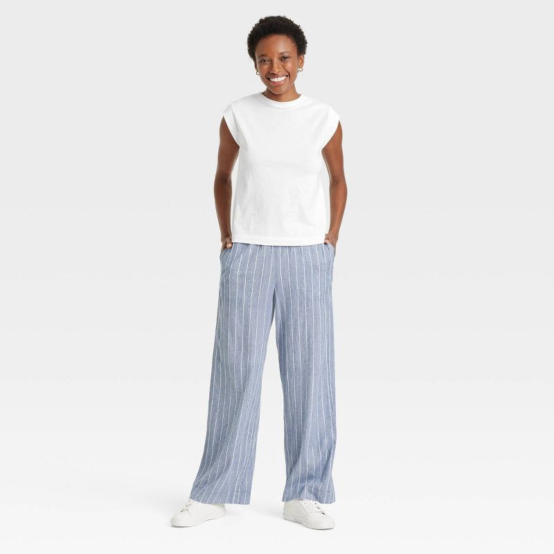 slide 2 of 4, Women's Extended Short Sleeve T-Shirt - A New Day™ White S: Cotton Crew Neck Pullover, Midweight Jersey, 1 ct