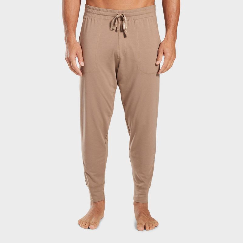 slide 3 of 6, Pair of Thieves Men's Super Soft Pajama Pants - Taupe M: Cotton-Viscose Blend, Adjustable Waistband, 1 ct
