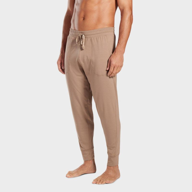 slide 4 of 6, Pair of Thieves Men's Super Soft Pajama Pants - Taupe M: Cotton-Viscose Blend, Adjustable Waistband, 1 ct