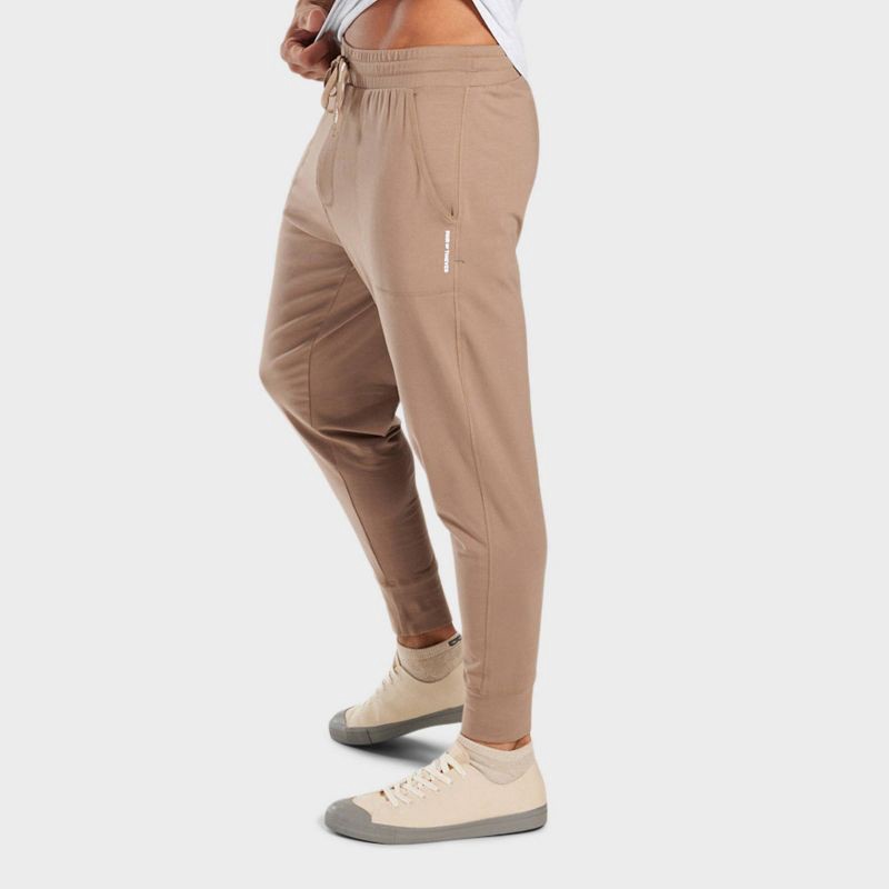 slide 5 of 6, Pair of Thieves Men's Super Soft Pajama Pants - Taupe M: Cotton-Viscose Blend, Adjustable Waistband, 1 ct