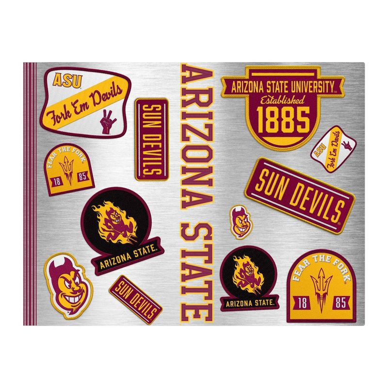 slide 4 of 4, NCAA Arizona State Sun Devils Varsity Thirst Water Bottle - 24oz: Stainless Steel, Portable Drinkware, 24 oz