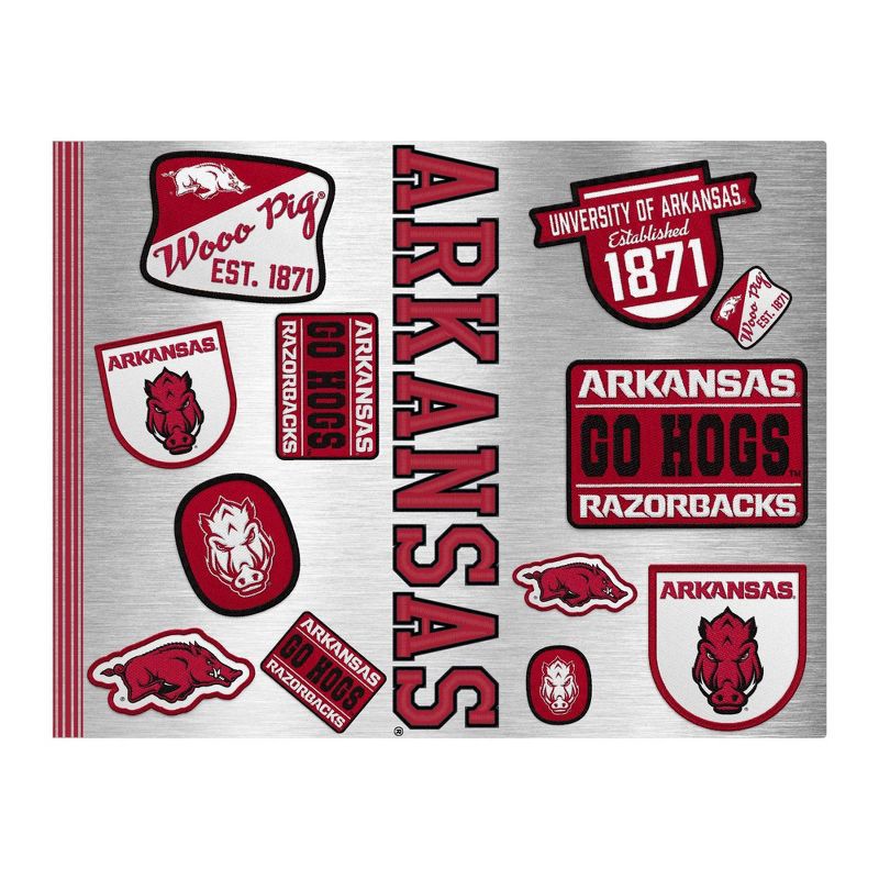 slide 2 of 5, NCAA Arkansas Razorbacks Varsity Thirst Water Bottle - 24oz: Stainless Steel, Portable Drinkware, 24 oz