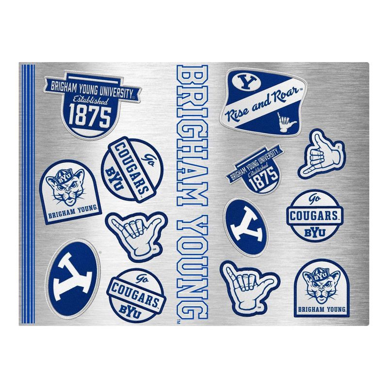 slide 2 of 4, NCAA BYU Cougars Varsity Thirst Water Bottle - 24oz: Stainless Steel, Plastic Lid, 24 oz