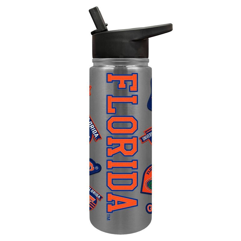 slide 1 of 4, NCAA Florida Gators Varsity Thirst Water Bottle - 24oz: Stainless Steel, Plastic Lid, 24 oz