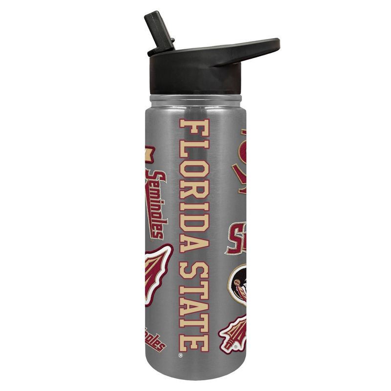 slide 1 of 4, NCAA Florida State Seminoles Varsity Thirst Water Bottle - 24oz: Stainless Steel, Portable Drinkware, 24 oz