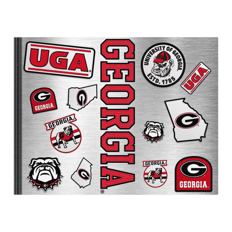 slide 2 of 4, NCAA Georgia Bulldogs Varsity Thirst Water Bottle - 24oz: Stainless Steel, Plastic Lid, 24 oz