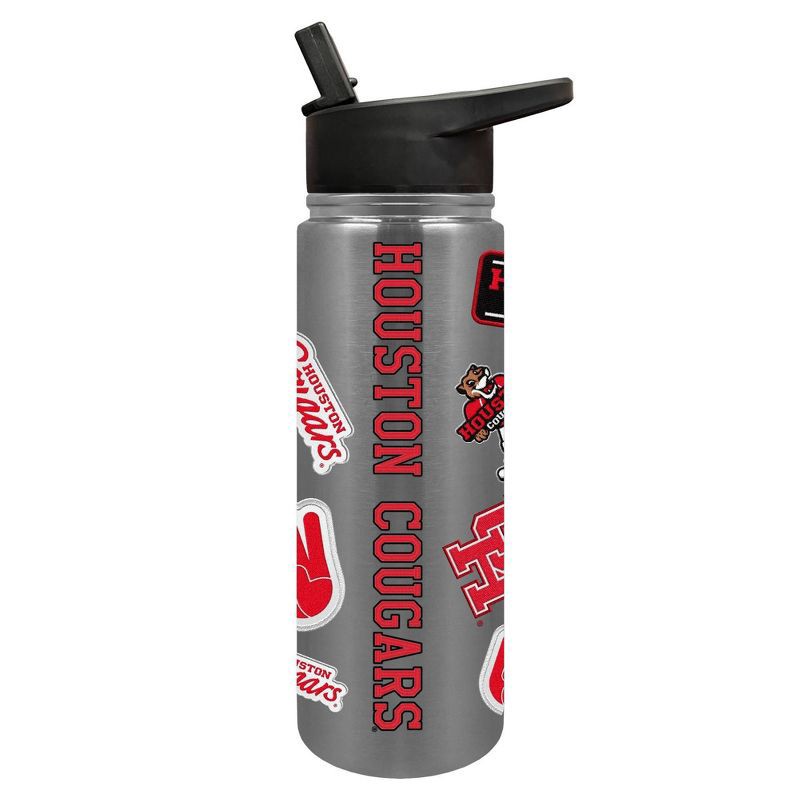 slide 4 of 4, NCAA Houston Cougars Varsity Thirst Water Bottle - 24oz, 24 oz