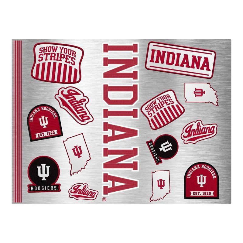 slide 2 of 4, NCAA Indiana Hoosiers Varsity Thirst Water Bottle - 24oz: Stainless Steel, Plastic Lid, 24 oz