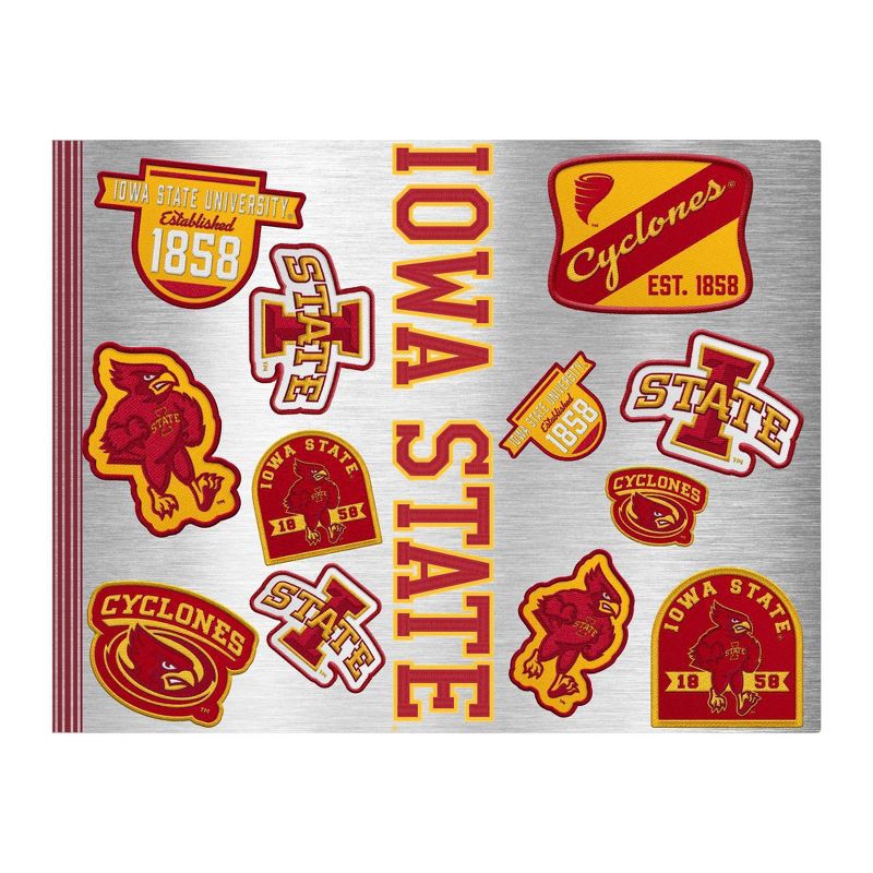 slide 3 of 4, NCAA Iowa State Cyclones Varsity Thirst Water Bottle - 24oz: Stainless Steel, Plastic Lid, 24 oz