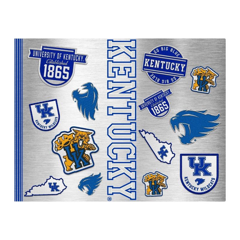 slide 2 of 4, NCAA Kentucky Wildcats Varsity Thirst Water Bottle - 24oz: Stainless Steel, Plastic Lid, 24 oz