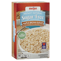 slide 12 of 29, Meijer Sugar Free Maple Brown Sugar Instant Oatmeal, 10 ct