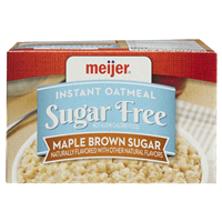 slide 21 of 29, Meijer Sugar Free Maple Brown Sugar Instant Oatmeal, 10 ct