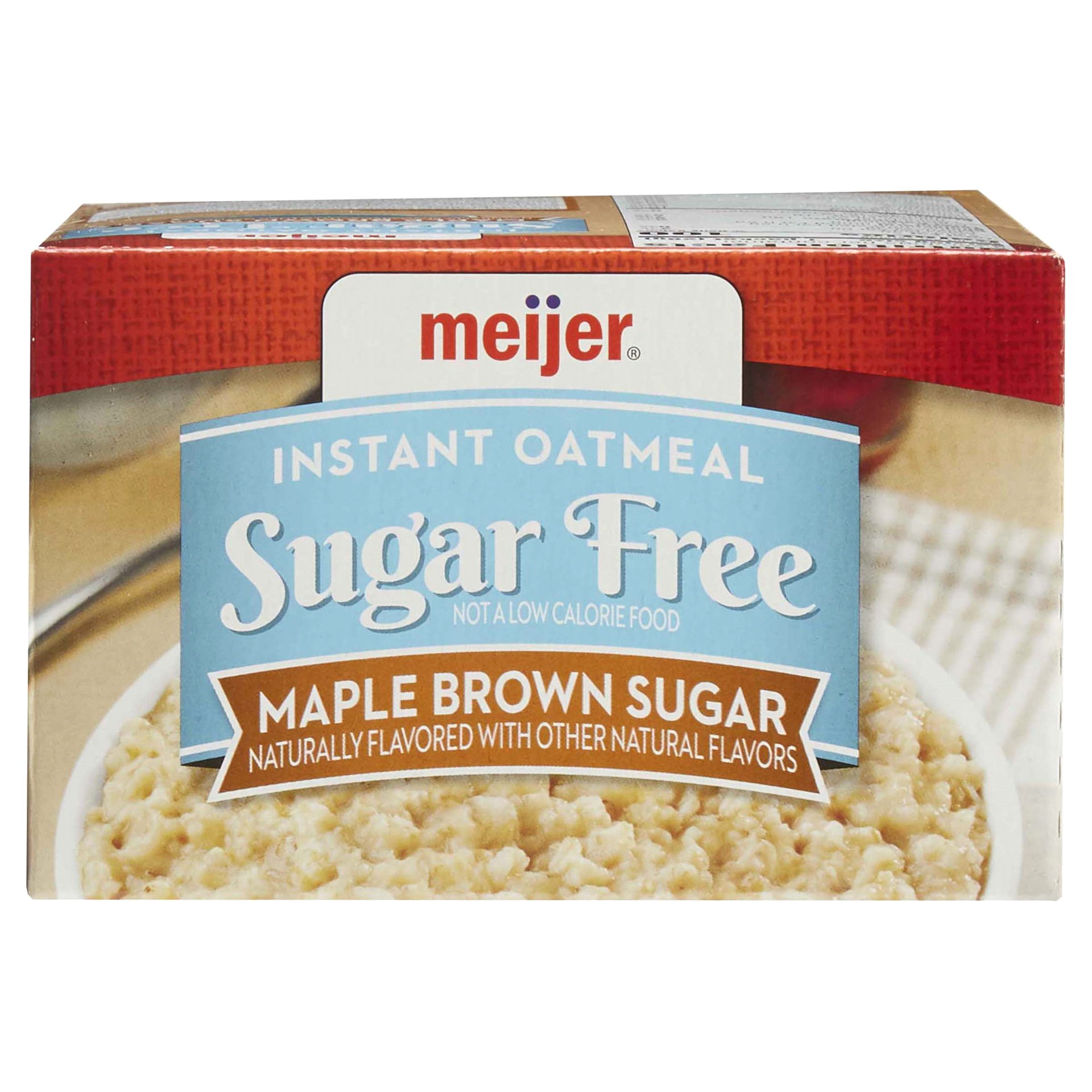 slide 5 of 29, Meijer Sugar Free Maple Brown Sugar Instant Oatmeal, 10 ct