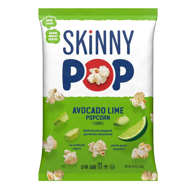 slide 1 of 5, SkinnyPop Avocado Lime Popcorn - 4.4oz, 4.4 oz