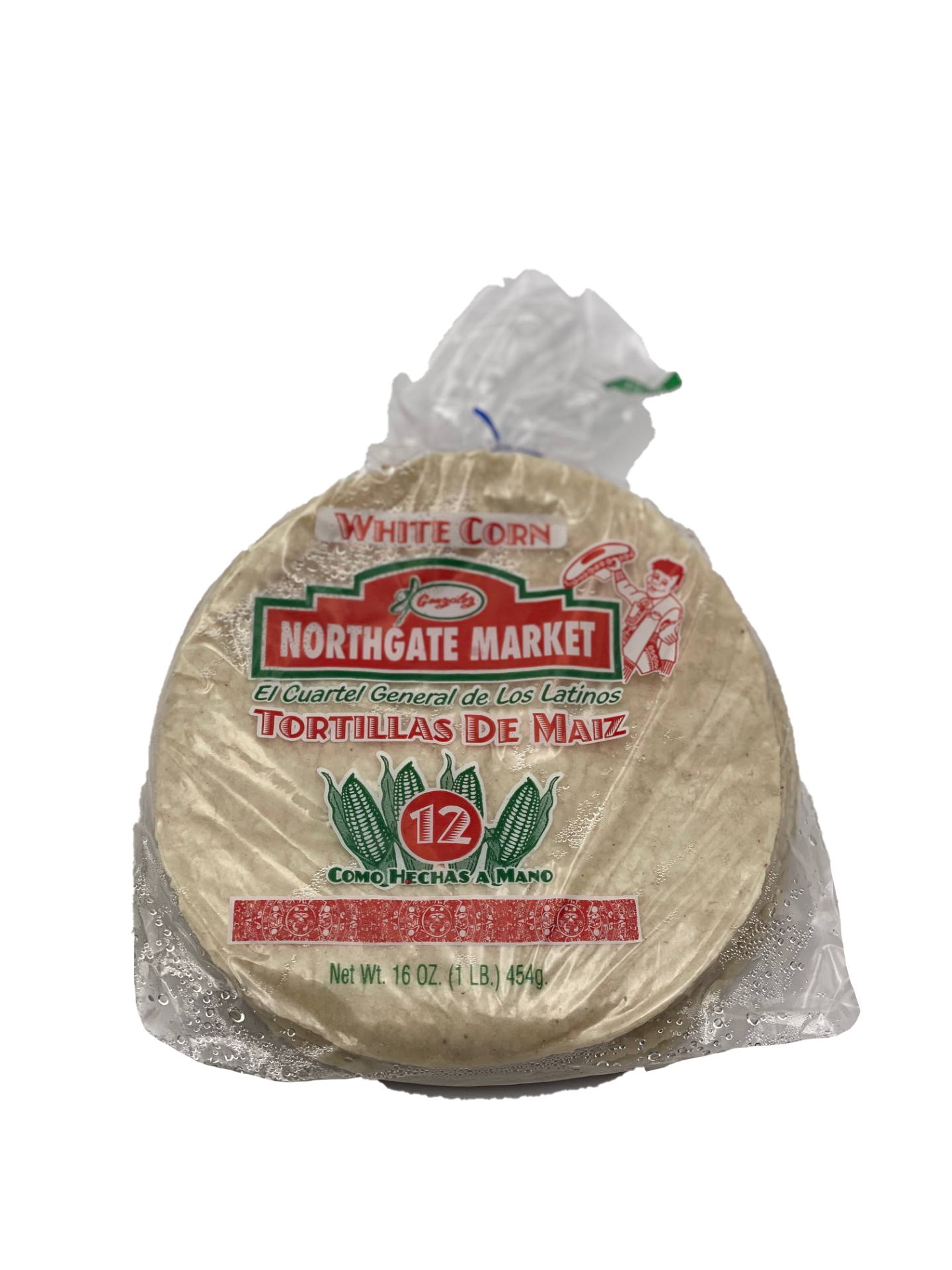 slide 1 of 1, Northgate Gonzalez Market White Corn Tortilla, 12 ct