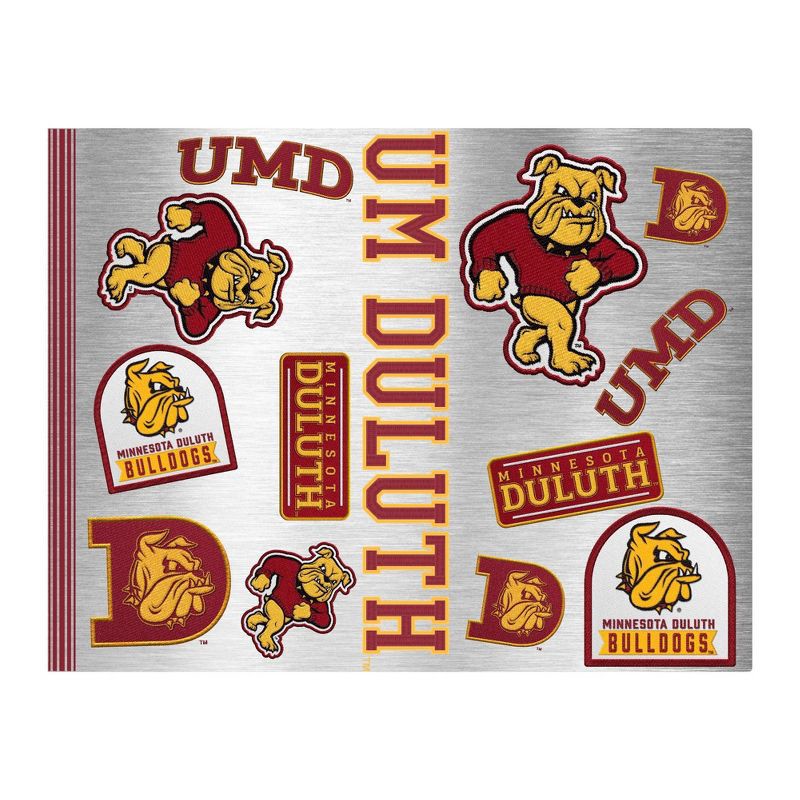 slide 3 of 4, NCAA Minnesota Duluth Bulldogs Varsity Thirst Water Bottle - 24oz: Stainless Steel, Plastic Lid, 24 oz