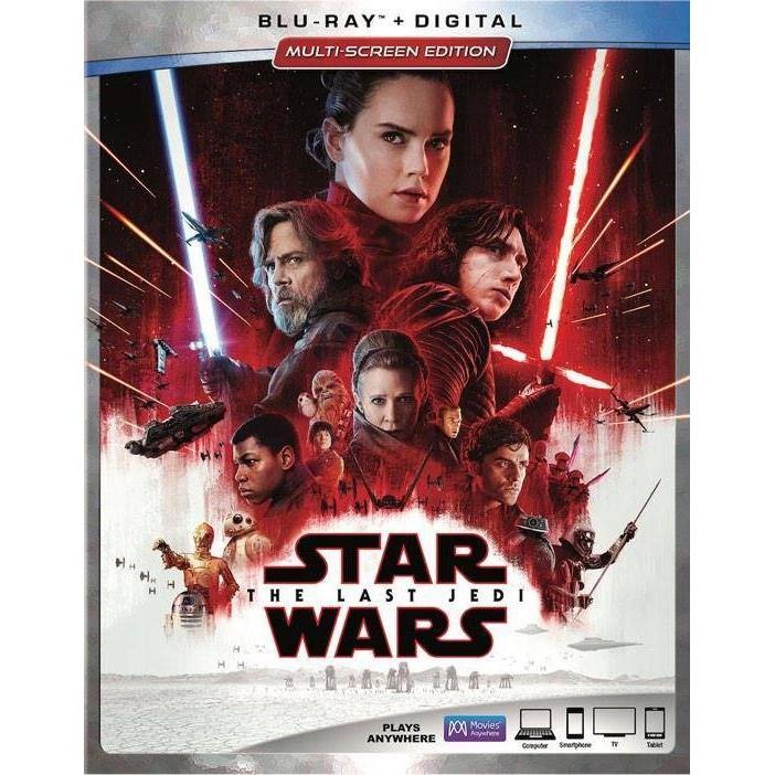 slide 1 of 1, Star Wars: The Last Jedi (Blu-ray + Digital), 1 ct