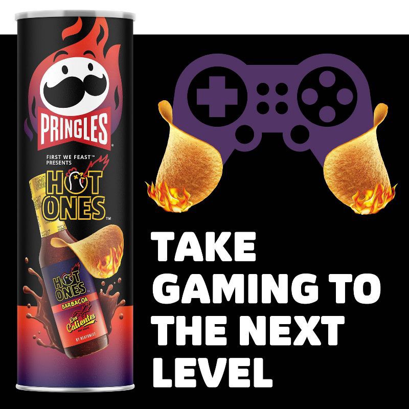 slide 6 of 11, Pringles Hot Ones Barbacoa - 5.5oz, 5.5 oz