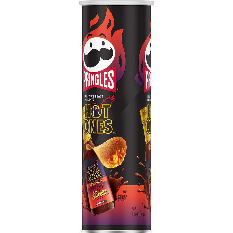 slide 11 of 11, Pringles Hot Ones Barbacoa - 5.5oz, 5.5 oz