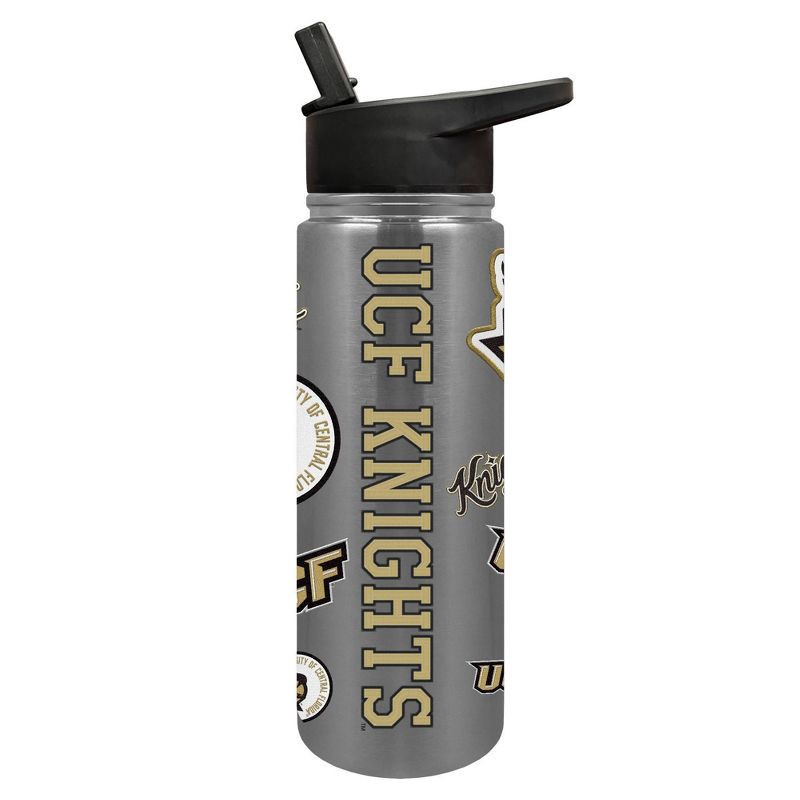 slide 1 of 4, NCAA UCF Knights Varsity Thirst Water Bottle - 24oz: Stainless Steel, Portable Drinkware, 24 oz