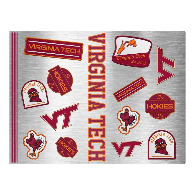 slide 2 of 4, NCAA Virginia Tech Hokies Varsity Thirst Water Bottle - 24oz: Stainless Steel, Plastic Lid, 24 oz