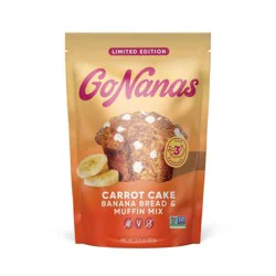 GoNanas Easter Carrot Cake Banana Bread and Muffin Mix - 12.6oz